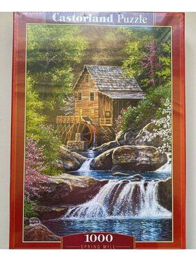 Castorland Jigsaw Puzzle 1000 SPRING MILL 27"x18.5" Brand New Sealed C-104055